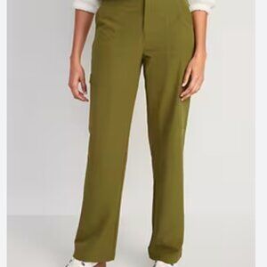 Old Navy: Green High-Waisted All-Seasons StretchTech Cargo Pants